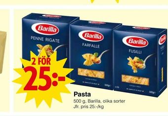 Matöppet Pasta erbjuda