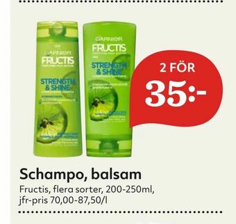 Hemköp Schampo, balsam erbjuda