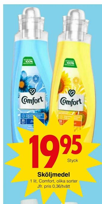 Matöppet Sköljmedel erbjuda