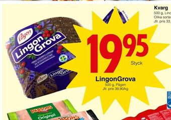Matöppet LingonGrova erbjuda