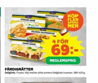 Coop Extra Färdigrätter erbjuda