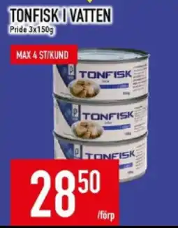 Matdax Pride Tonfisk i vatten erbjuda