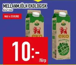 Matdax Arla Mellanmjölk ekologisk erbjuda