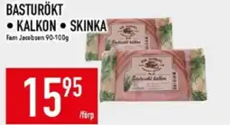 Matdax Basturökt • kalkon • skinka erbjuda