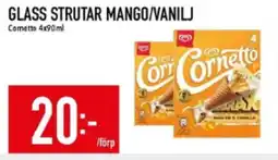 Matdax Cornetto Glass strutar mango/vanilj erbjuda