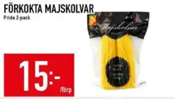 Matdax Förkokta majskolvar erbjuda