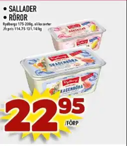 Matdax Rydbergs Sallader • röror erbjuda