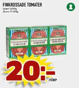 Matdax Garant Finkrossade tomater erbjuda