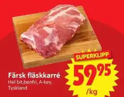 Nya Pulsen Färsk fläskkarré erbjuda