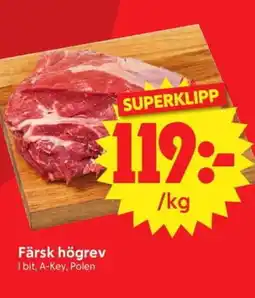 Nya Pulsen Färsk högrev erbjuda