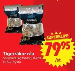 Nya Pulsen Tigerräkor råa erbjuda