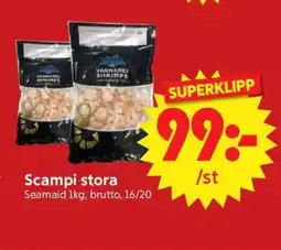 Nya Pulsen Scampi stora erbjuda