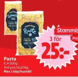 Nya Pulsen ICA Pasta erbjuda