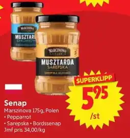 Nya Pulsen Marszinova Senap erbjuda