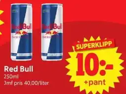 Nya Pulsen Red Bull erbjuda
