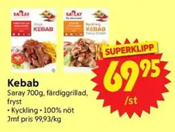 Nya Pulsen Saray Kebab erbjuda