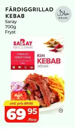 Matrix Butikerna Saray Färdiggrillad kebab erbjuda