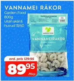 Matrix Butikerna Vannamei räkor erbjuda