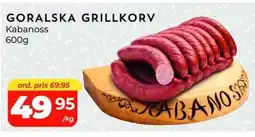 Matrix Butikerna Goralska grillkorv erbjuda