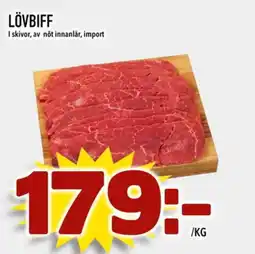 Din Mat Lövbiff erbjuda