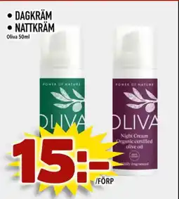 Din Mat Oliva Dagkräm • nattkräm erbjuda