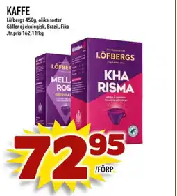 Din Mat Löfbergs Kaffe erbjuda