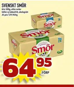 Din Mat Arla Svenskt smör erbjuda