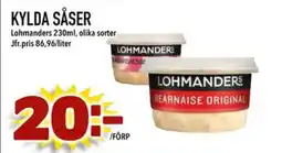 Din Mat LOHMANDERS Kylda såser erbjuda