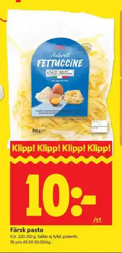 ICA Kvantum ICA Färsk pasta erbjuda
