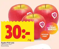 ICA Kvantum Äpplen Pink Lady erbjuda