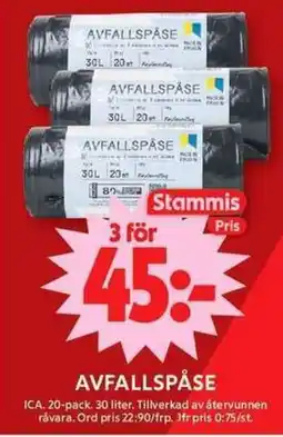 ICA Maxi ICA Avfallspåse erbjuda