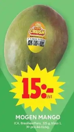 ICA Maxi ICA Mogen mango erbjuda