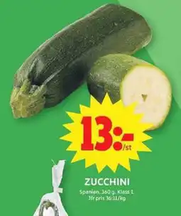 ICA Maxi Zucchini erbjuda