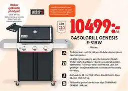 ICA Maxi WEBER Gasolgrill genesis E-315W erbjuda
