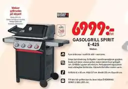 ICA Maxi WEBER Gasolgrill spirit E-425 erbjuda