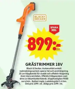 ICA Maxi Grästrimmer 18V erbjuda
