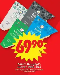 ICA Maxi SKÅNEMEJERIER Präst, herrgård, grevé, rike, ära erbjuda