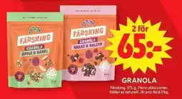 ICA Maxi FÄRSKING Granola erbjuda