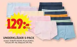 ICA Maxi Underkläder 5-pack erbjuda