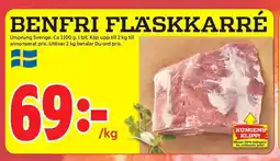 ICA Kvantum Benfri fläskkarré erbjuda