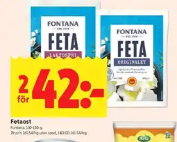 ICA Kvantum FONTANA Fetaost erbjuda