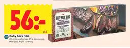 ICA Kvantum ICA Baby back ribs erbjuda