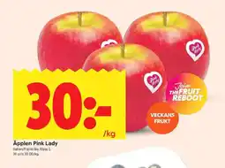ICA Kvantum PINK LADY Äpplen erbjuda