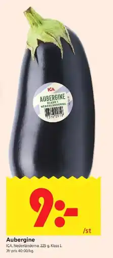 ICA Kvantum ICA Aubergine erbjuda