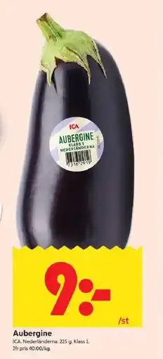 ICA Kvantum ICA Aubergine erbjuda