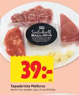 ICA Kvantum PAUL & THOM Tapasbricka mallorca erbjuda