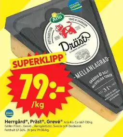 ICA Supermarket ARLA Herrgård, präst, grevé erbjuda