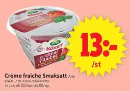 ICA Supermarket ARLA Crème fraiche smaksatt erbjuda