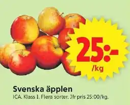 ICA Supermarket Svenska äpplen erbjuda