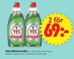 ICA Supermarket YES Handdiskmedel erbjuda